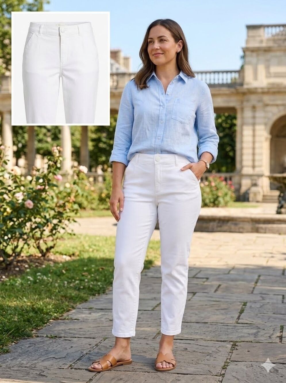 Caslon White Pants 16